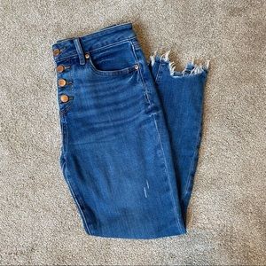 LOFT curvy high waist skinny jean, 4P